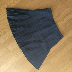 Sold💔J. Crew Navy A-Line Pleated Skirt
